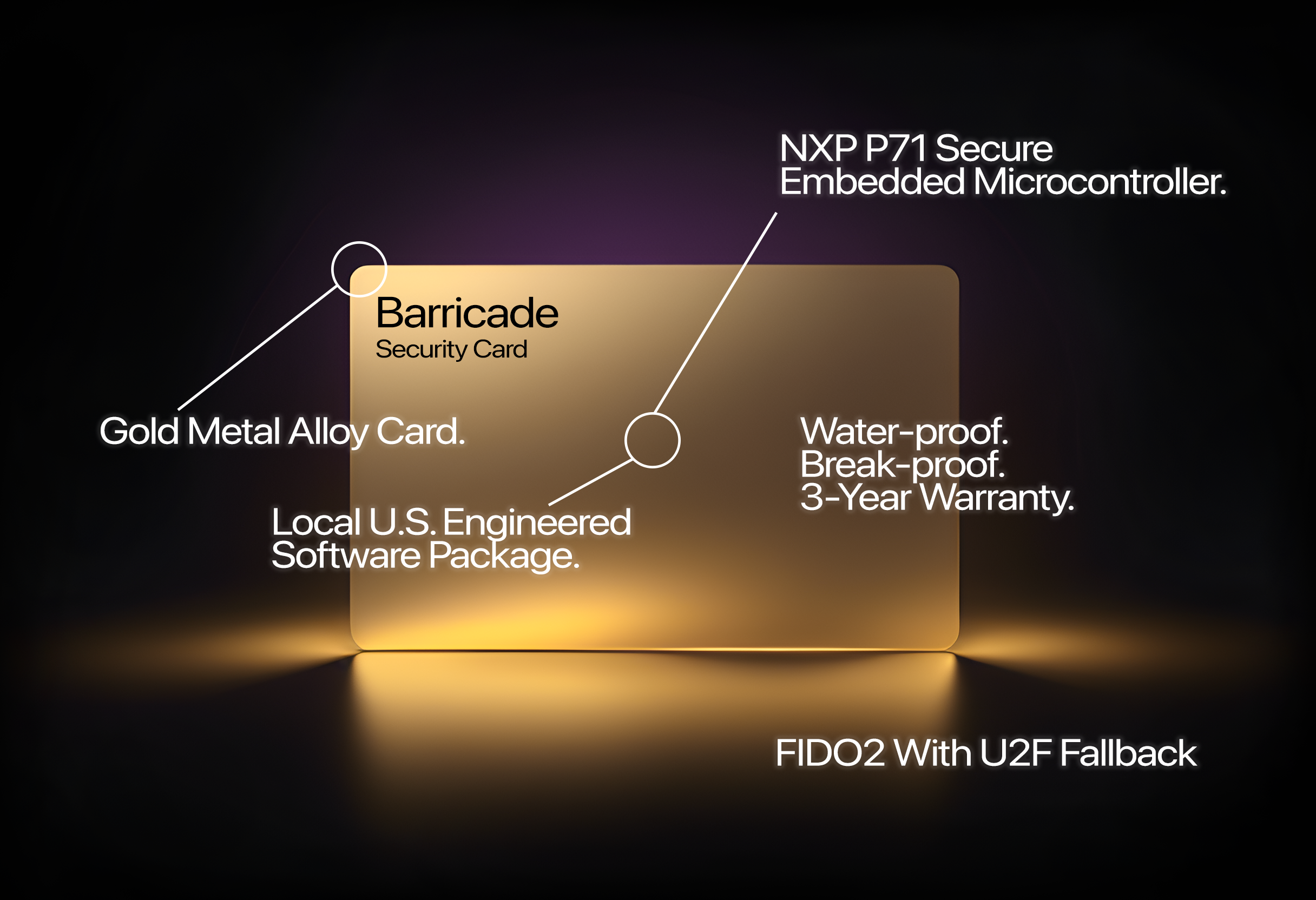 Security Line Card Barricade™ Security Card | Barricade Card